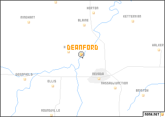 map of Dean Ford