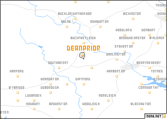 map of Dean Prior