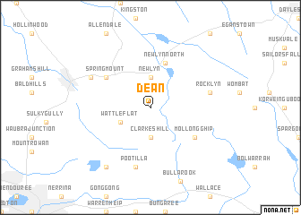 map of Dean