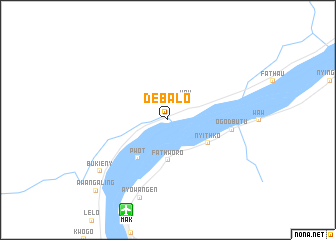 map of Debalo