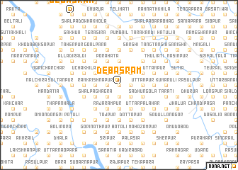 map of Debāsram