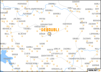 map of Debaubli