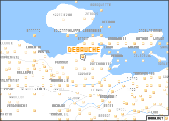 map of Débauché