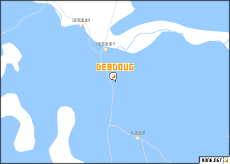 map of Debdoug