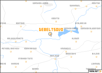 map of Debeltsovo