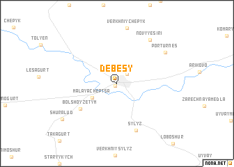 map of Debesy