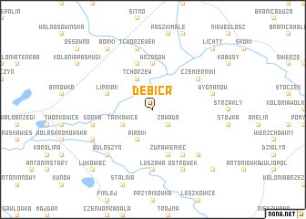 map of Dębica