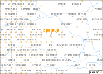 map of Debipur