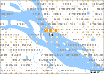 map of Debipur