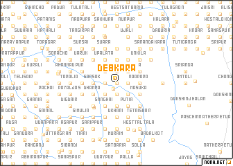 map of Debkara