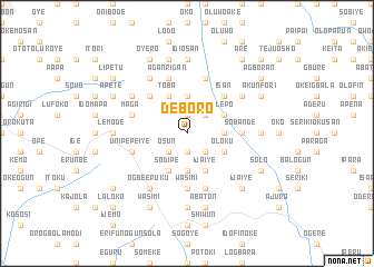 map of Deboro