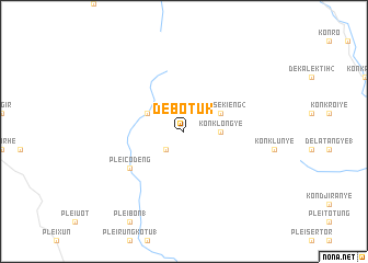 map of De Botuk
