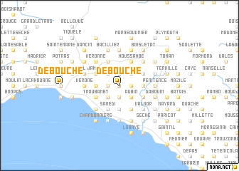 map of Debouche