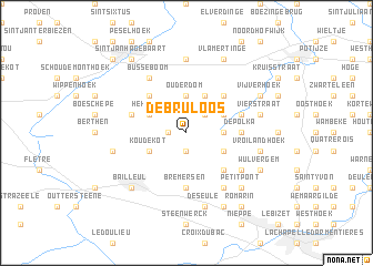 map of De Bruloos