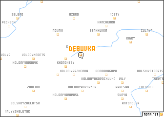 map of Debuvka