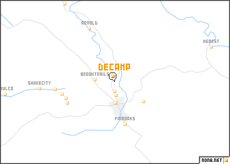 map of DeCamp