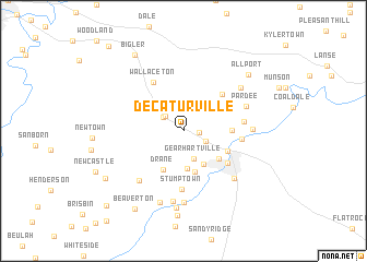 map of Decaturville