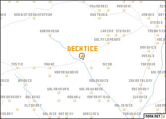 map of Dechtice