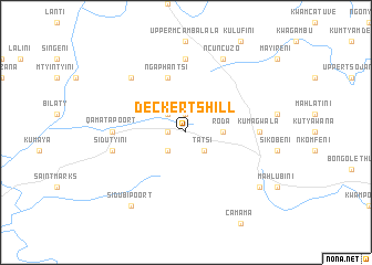 map of Deckertʼs Hill