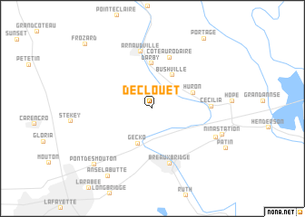 map of DeClouet