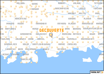 map of Découverte