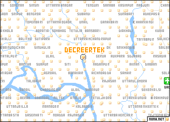 map of Decreer Tek