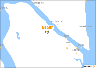 map of Dedap