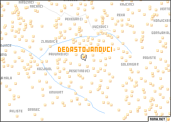 map of Deda Stojanovci