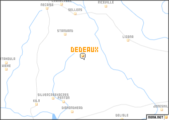 map of Dedeaux