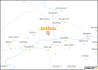 map of Dedegül