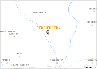 map of Dede-Ichetuy