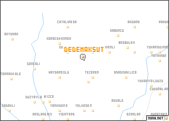 map of Dedemaksut