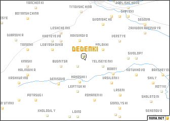 map of Dedënki