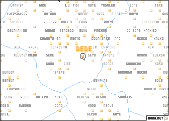 map of Dēdē