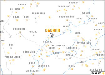 map of Dedhar