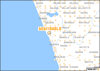 map of Dediyawala