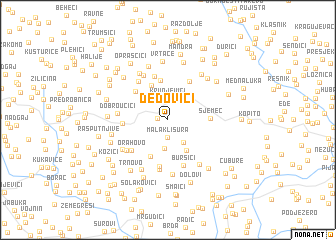 map of Ðedovići