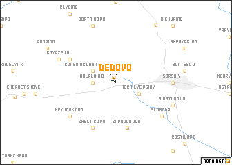 map of Dedovo