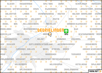 map of De Drie Linden