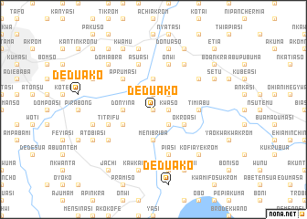 map of Deduako