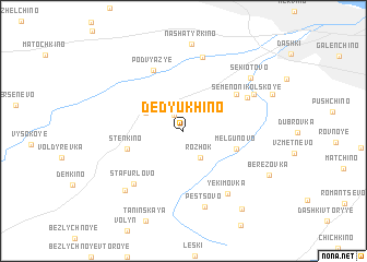 map of Dedyukhino