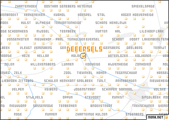 map of De Eersels