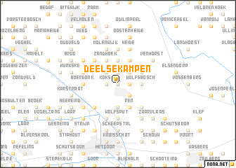 map of Deelse Kampen