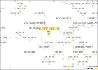 map of De Enmedio