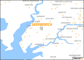 map of Deep Branch