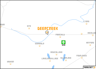 map of Deep Creek