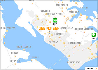 map of Deep Creek