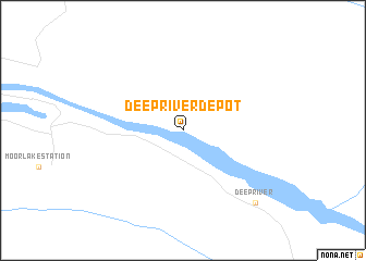 map of Deep River Depot