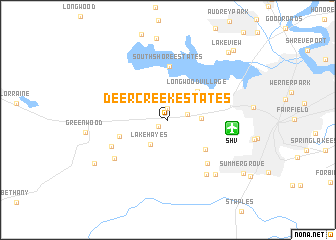 map of Deer Creek Estates