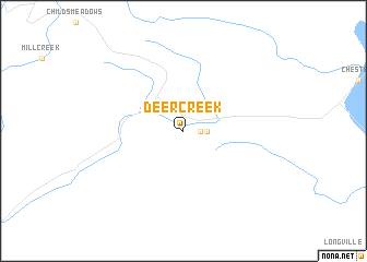 map of Deer Creek